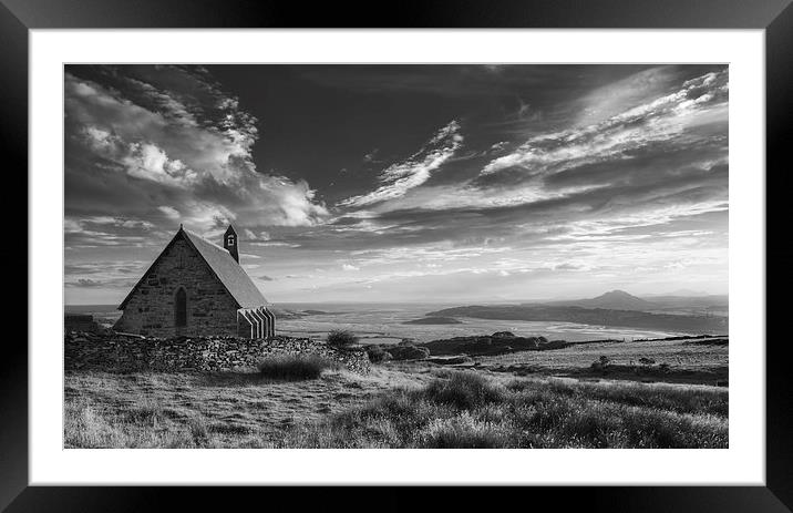 Llandecwyn church Framed Mounted Print by Rory Trappe