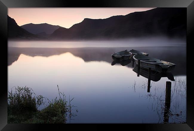  Snowdon from Llyn Nantlle Framed Print by Rory Trappe