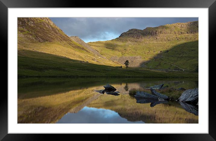  Reflection at Cwmorthin Framed Mounted Print by Rory Trappe