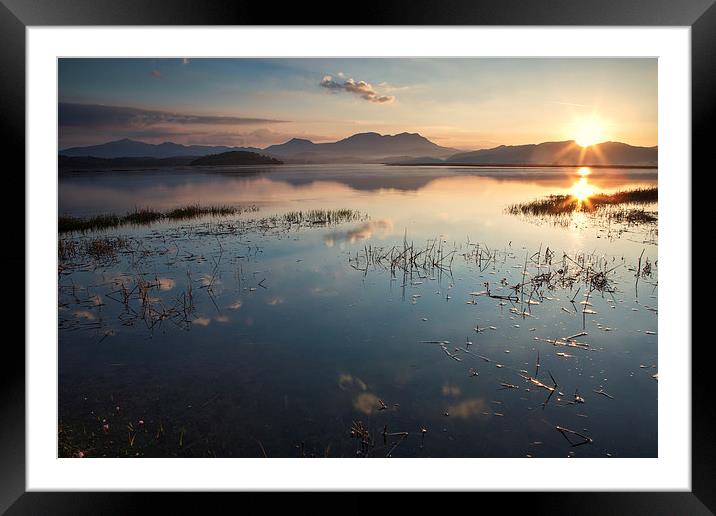  Sunrise near Ynys Gifftan Framed Mounted Print by Rory Trappe