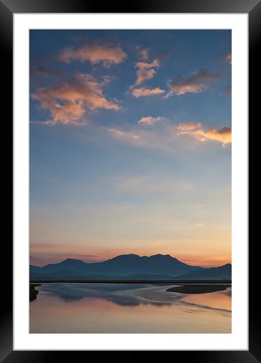  Sunrise at Ynys Framed Mounted Print by Rory Trappe
