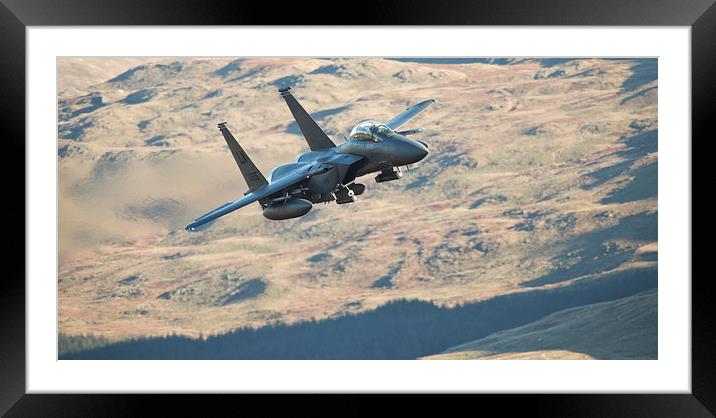  F15 - Eagle Framed Mounted Print by Rory Trappe
