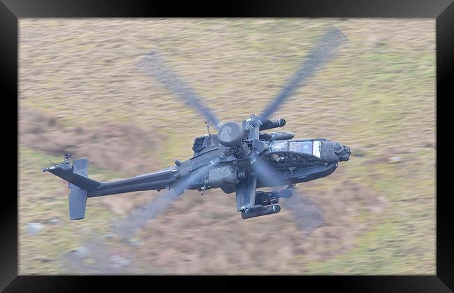 Boeing AH-64 Apache Framed Print by Rory Trappe