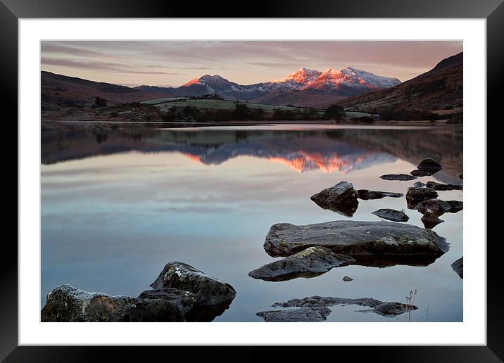  Snowdon sunrise Framed Mounted Print by Rory Trappe