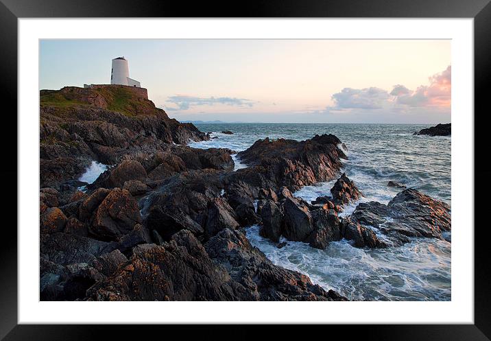  Llanddwyn lighthouse Framed Mounted Print by Rory Trappe