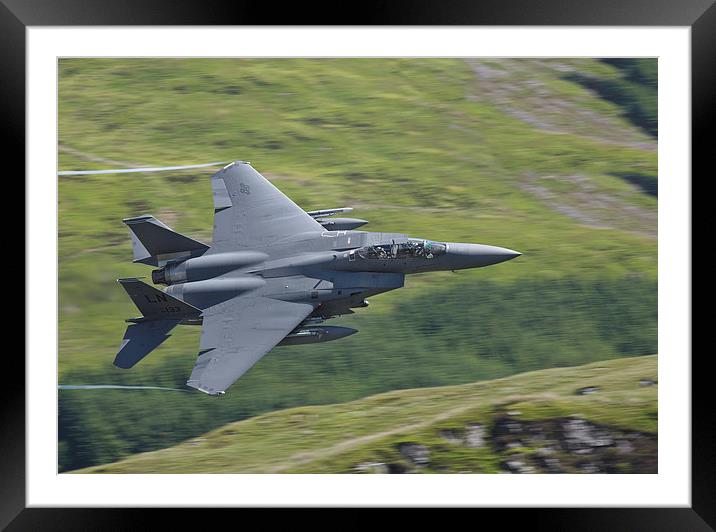 F-15 eagle Framed Mounted Print by Rory Trappe