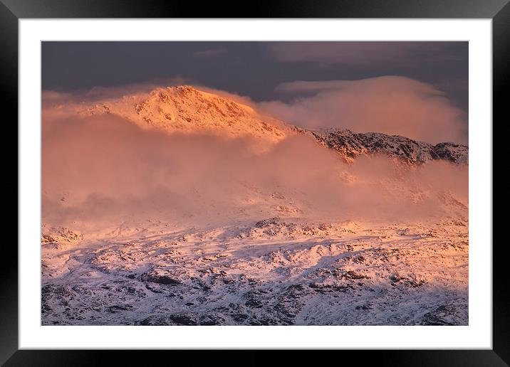 Moel Siabod Framed Mounted Print by Rory Trappe