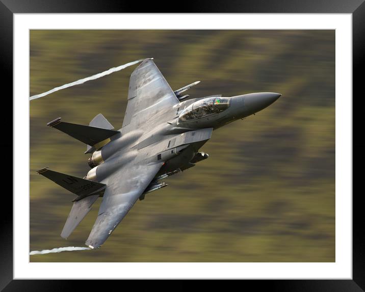 F-15 Eagle Framed Mounted Print by Rory Trappe