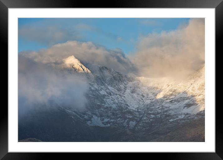 Snowdon Framed Mounted Print by Rory Trappe