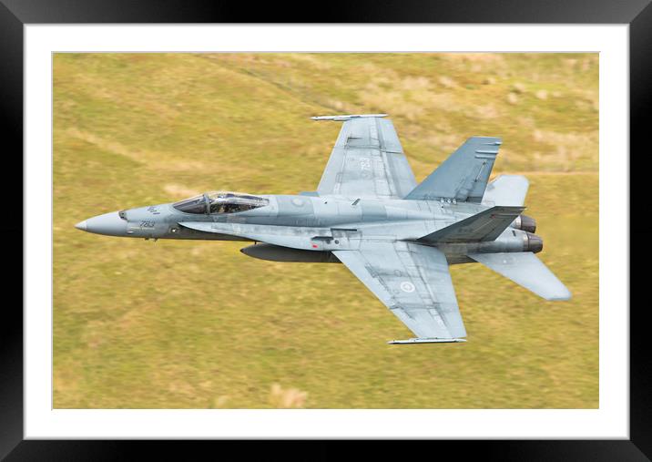 McDonnell Douglas CF-18 Hornet Framed Mounted Print by Rory Trappe