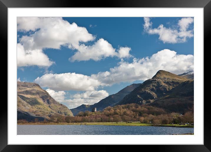 Dolbadarn castle Framed Mounted Print by Rory Trappe