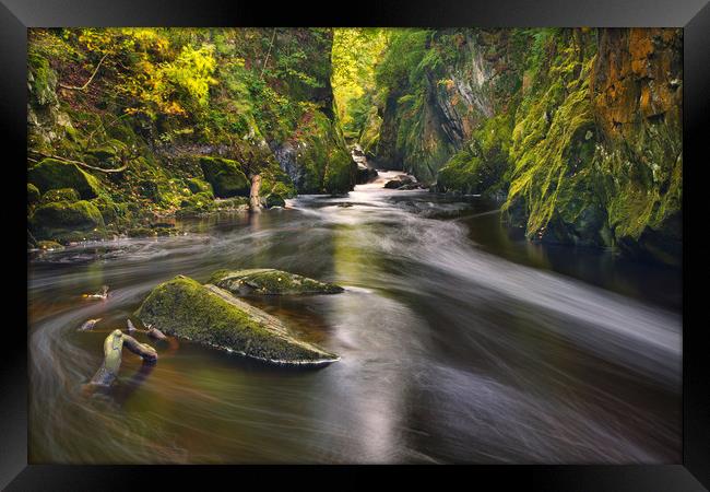 Fairy Glen - Betws y Coed Framed Print by Rory Trappe