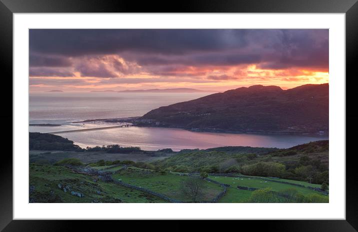 Barmouth Framed Mounted Print by Rory Trappe