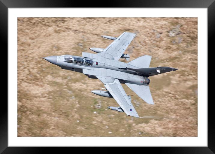 Raf Tornado Gr4 Low Level Framed Mounted Print by Rory Trappe