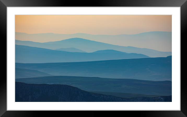 Gradation from Manod Mawr Framed Mounted Print by Rory Trappe