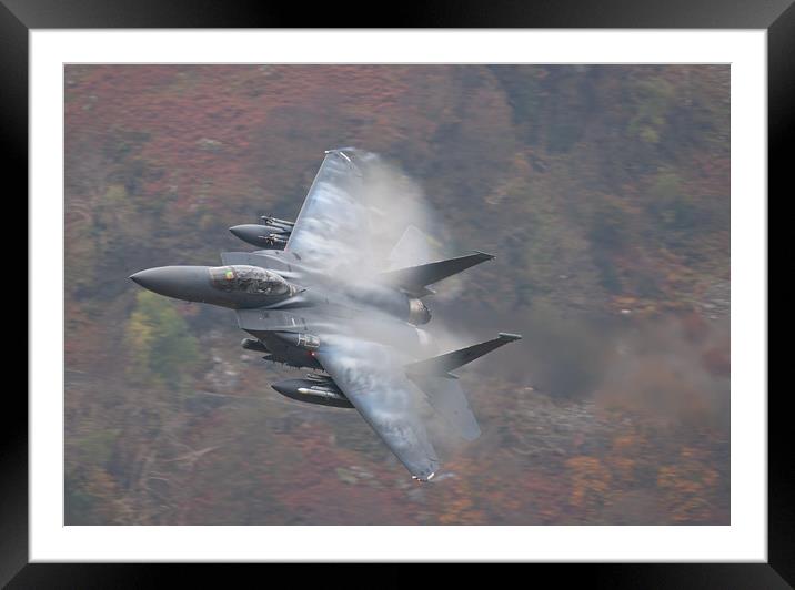 F15 on Corris Corner Framed Mounted Print by Rory Trappe