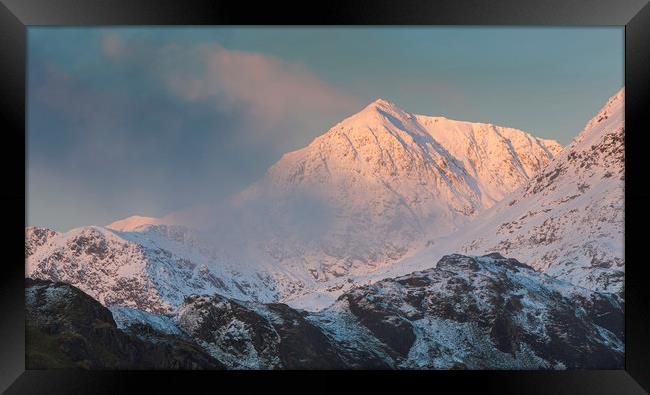 Snowdon Framed Print by Rory Trappe