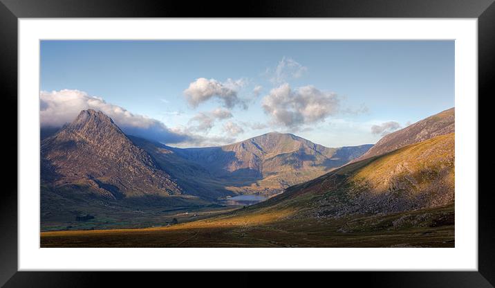 Ogwen valley - North wales Framed Mounted Print by Rory Trappe
