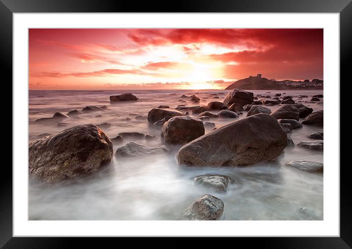Boulder beach Framed Mounted Print by Rory Trappe