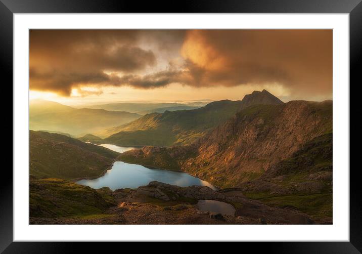 View from the PYG track Framed Mounted Print by Rory Trappe