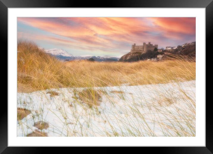 Harlech castle Framed Mounted Print by Rory Trappe