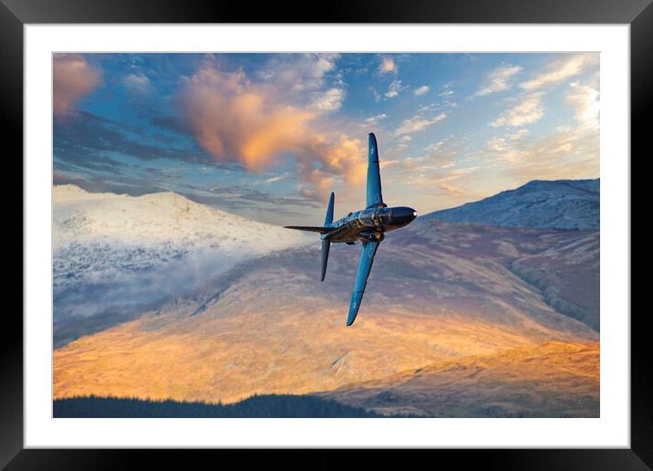 RAF Hawk Trainer Framed Mounted Print by Rory Trappe