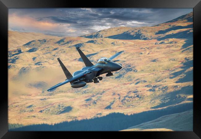 F15 Eagle Framed Print by Rory Trappe