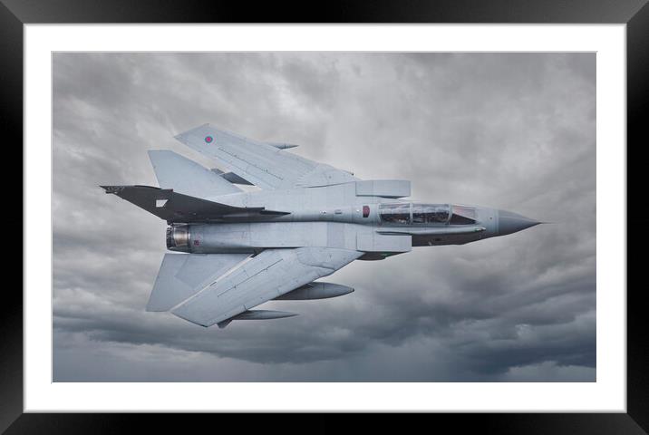 RAF Tornado Gr4 Wings Swept Framed Mounted Print by Rory Trappe