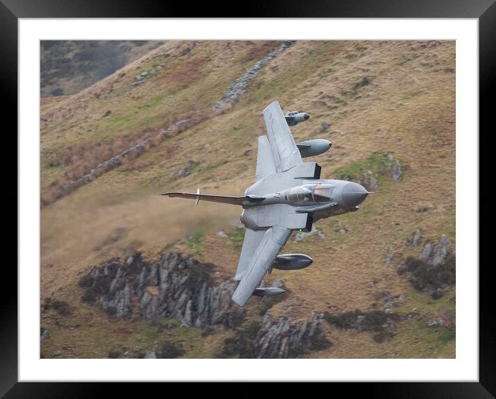 RAF Tornado Gr4 Wings Swept Framed Mounted Print by Rory Trappe
