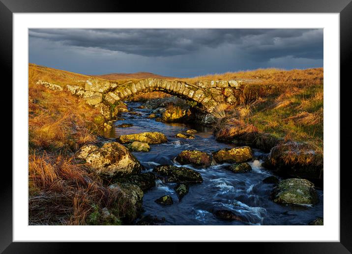  Migneint pack horse bridge Framed Mounted Print by Rory Trappe