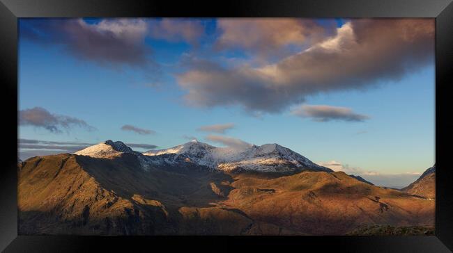 The Snowdon Mountain range Framed Print by Rory Trappe