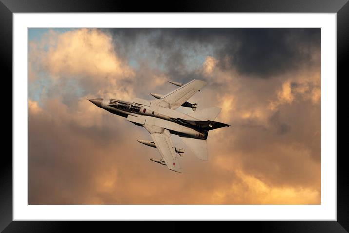 The  Tornado Gr4 Framed Mounted Print by Rory Trappe