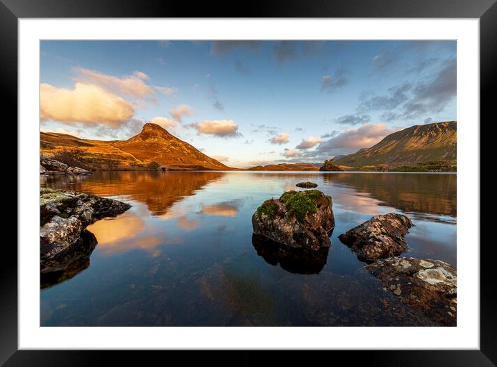 Low on Cregennen lake Framed Mounted Print by Rory Trappe