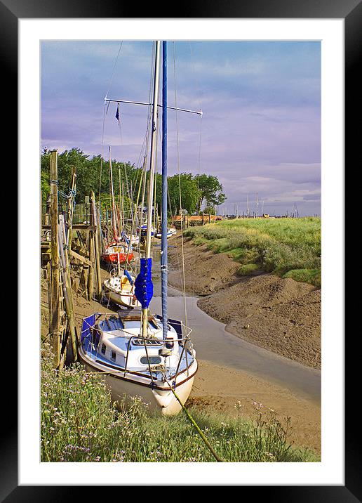 Waiting for the Tide Framed Mounted Print by Jacqui Kilcoyne