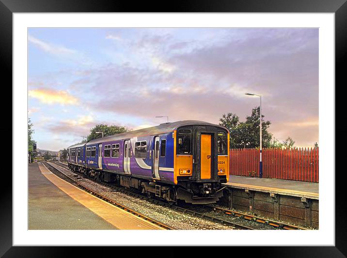 The Train now Arriving....... Framed Mounted Print by Jacqui Kilcoyne