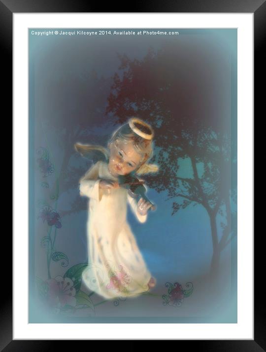 My Little Angel Framed Mounted Print by Jacqui Kilcoyne