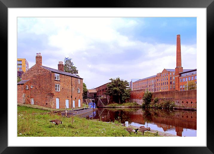 Piccadilly Basin,  Manchester  Framed Mounted Print by Jacqui Kilcoyne