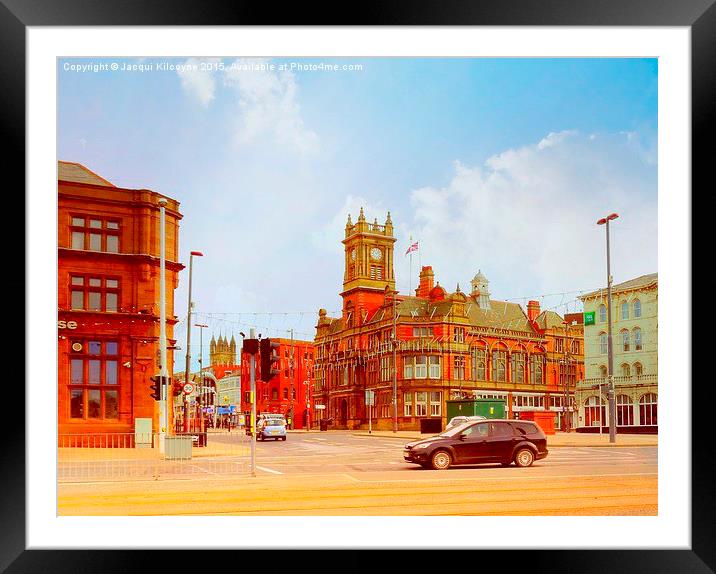  Talbot Square. Blackpool Framed Mounted Print by Jacqui Kilcoyne