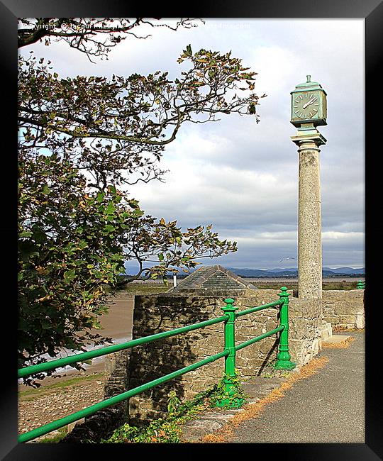 Clocktower, Arnside. Framed Print by Jacqui Kilcoyne