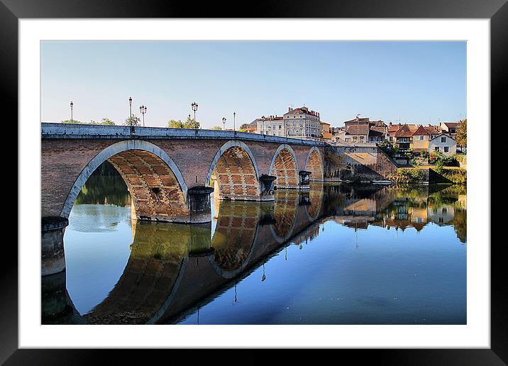 Reflections on the Dordogne Framed Mounted Print by Irene Burdell