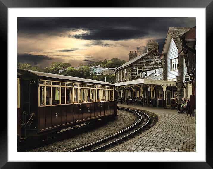 Ffestiniog Railway Framed Mounted Print by Irene Burdell