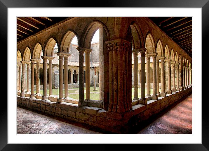   The Cloisters  Framed Mounted Print by Irene Burdell