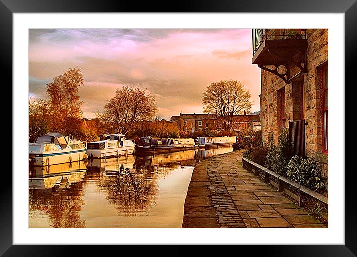  Dawn at Skipton . Framed Mounted Print by Irene Burdell