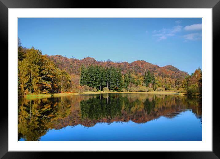  Autumn Reflections Framed Mounted Print by Irene Burdell