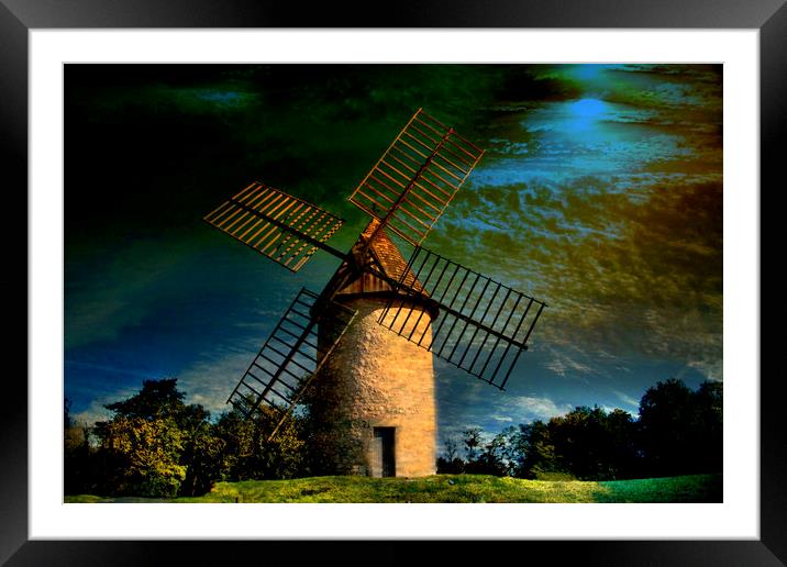 The Mill. Framed Mounted Print by Irene Burdell