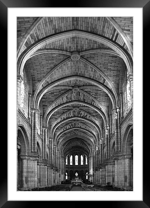 Notre Dame Church Framed Mounted Print by Irene Burdell