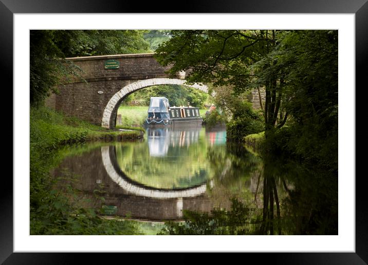 Leeds -Liverpool Canal Lancashire Framed Mounted Print by Irene Burdell