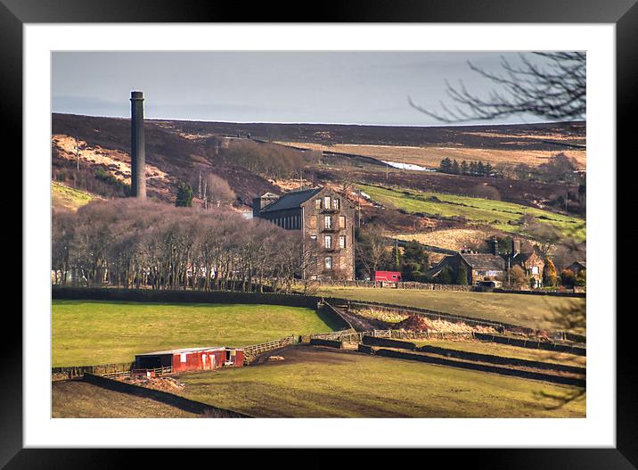 Old Mill Yorkshire  Framed Mounted Print by Irene Burdell