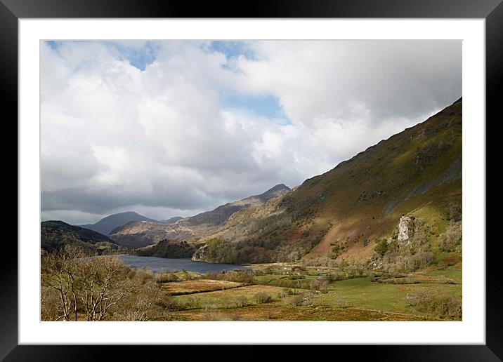 Snowdonia Wales. Framed Mounted Print by Irene Burdell