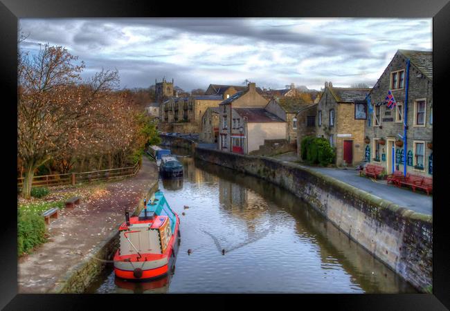 The Canal Framed Print by Irene Burdell